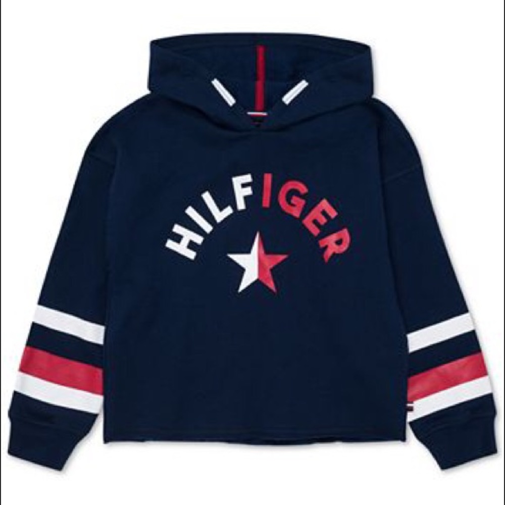 Tommy Hilfiger Girls Cropped Hoodie (NWT)